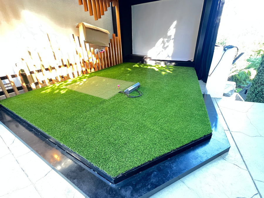 Backyard Golf Simulator in Tustin with WonderEdge