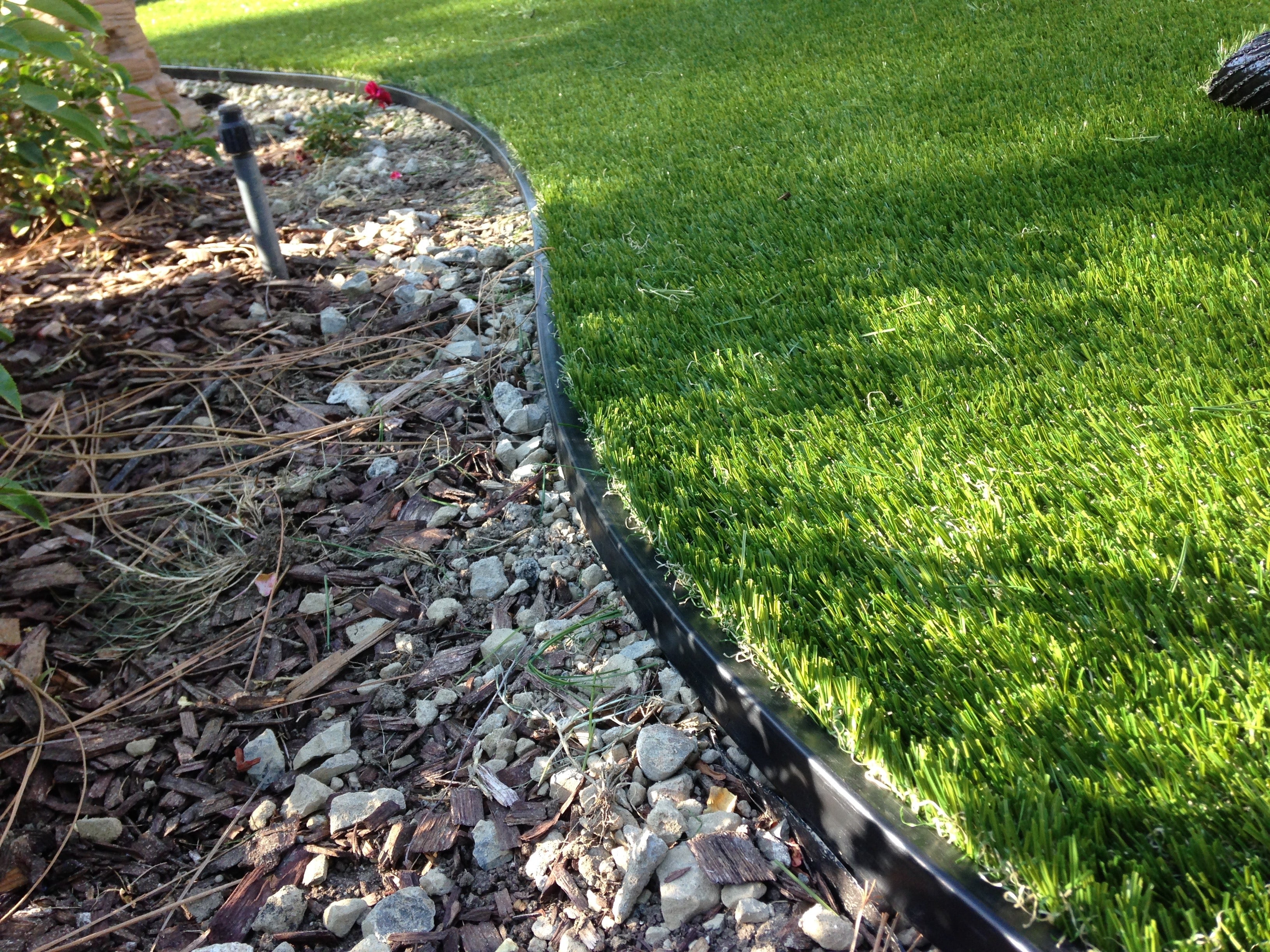 artificial grass border